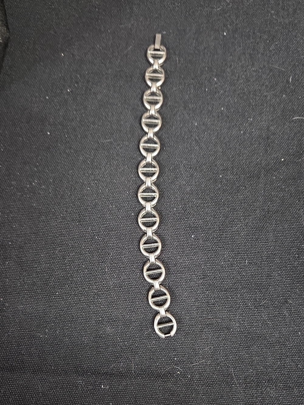 Silver Circular Link Bracelet - Women Jewelry